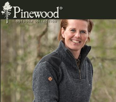Damen Pinewood "Hurricane" Strick- Sweater, Atmungsaktiv, Wind- und Wasserabweid